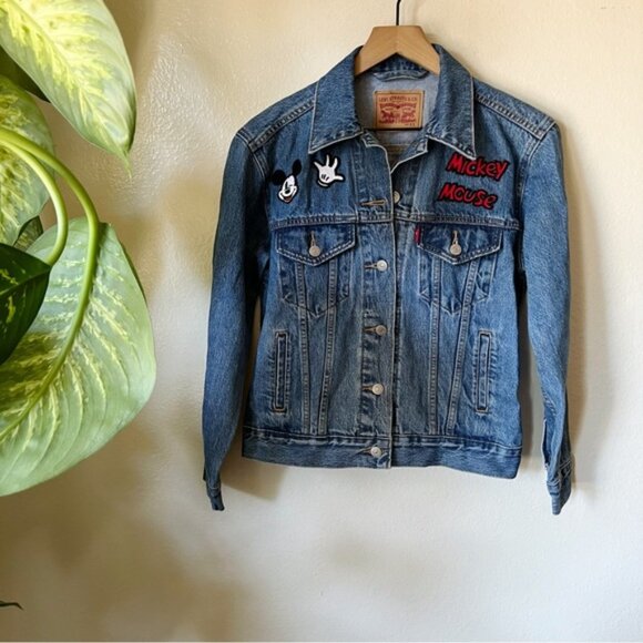 Levi’s x Disney | Ex-Boyfriend Mickey Patch Denim Jacket - Picture 2 of 6